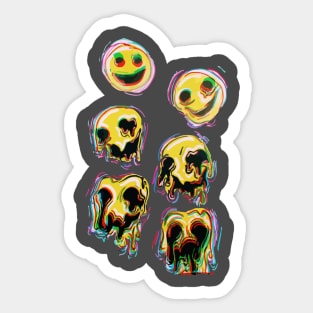 Trippy Heads Sticker